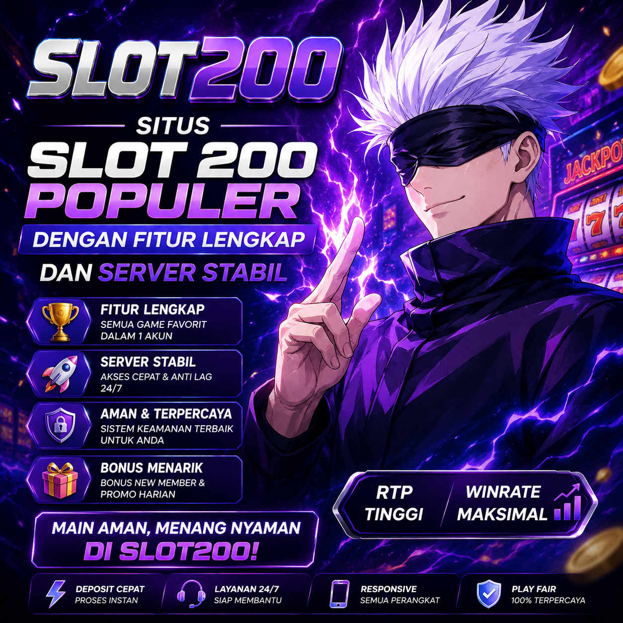 SLOT200: Situs SLOT 200 Populer dengan Fitur Lengkap dan Server Stabil