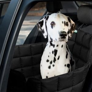 Doctor Bark 1-zits achterbank beschermer Zwart hond