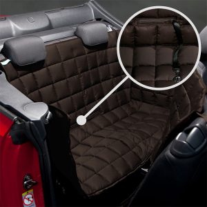 Doctor Bark 2-deurs achterbank beschermer Cabrio en Coupé Bruin volgorde