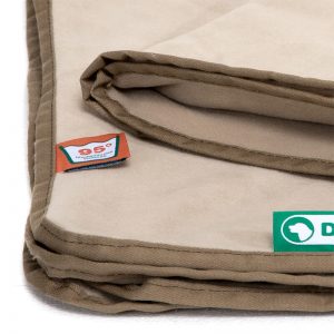 Doctor Bark Honden Fleece Deken Beige zakdoek
