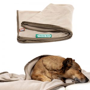 Doctor Bark Honden Fleece Deken Beige m l xl kopen