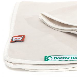 Doctor Bark Honden Fleece Deken Licht Beige zakdoek