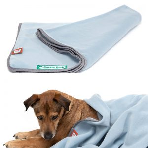 Doctor Bark Honden Fleece Licht Blauw m l xl