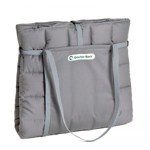 Doctor Bark Honden Reisdeken met Reistas Licht Grijs xl