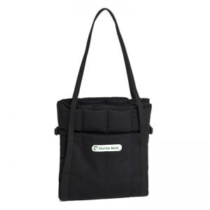 Doctor Bark Honden Reisdeken met Reistas Zwart l