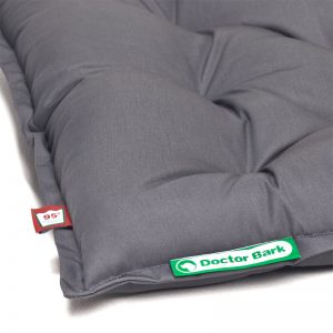 Doctor Bark Hondenmand Set Antraciet Grijs zakdoek