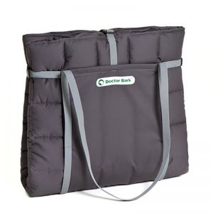 Doctor Bark Honden Reisdeken met Reistas Antraciet Grijs XLarge