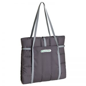 Doctor Bark Honden Reisdeken met Reistas Antraciet Grijs XLarge met hensel