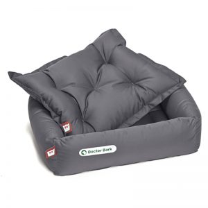 Doctor Bark Hondenmand Set antraciet grijs Small