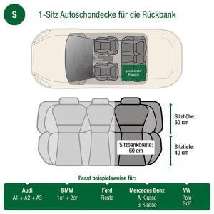 Doctor Bark 1 zits achterbank bescherming tekening small