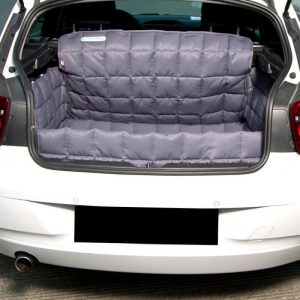 Dogline accessoires Doctor Bark Auto kofferbak bescherming Hond Grijs Small achterkant dicht