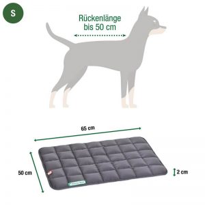 Dogline Doctor Bark Hondendeken Grijs Alle Vijf