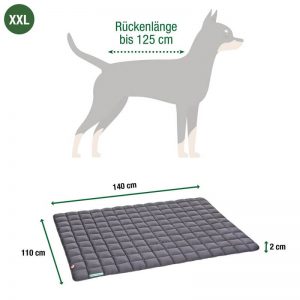 Dogline Doctor Bark Hondendeken Grijs Alle Vijf