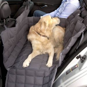 Dogline Reisaccessoires Doctor Dark Autodeken Hond 2 Zits Bescherming Achterbank Dicht Dwars